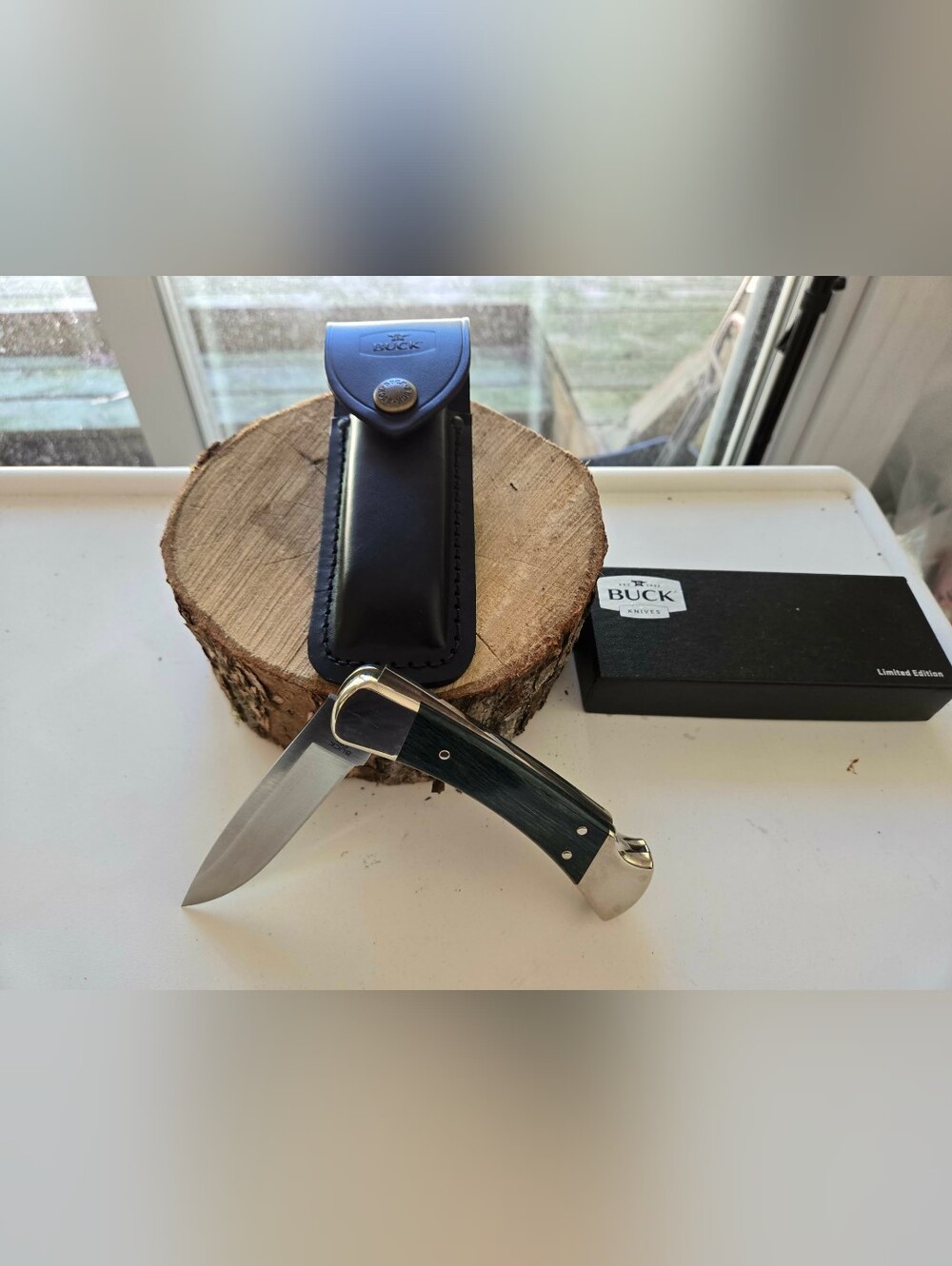 Buck 110 Custom Shop Special Edition Folding Knife NIB